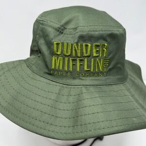 The Office Dunder Mifflin Bucket Hat Olive Green CultureFly Boonie Hat Mens OSFM